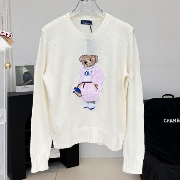 Ralph Lauren Women's Apricot Knitted Sweater